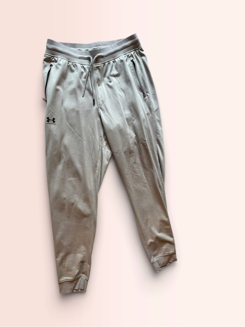 Under Armour Men's Light Gray Performance Joggers